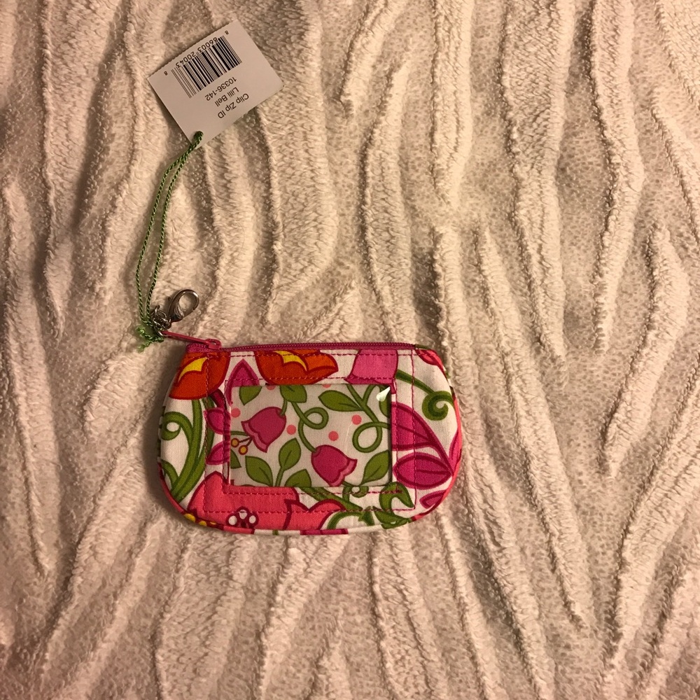 Vera Bradley Clip Zip ID Lilli Bell