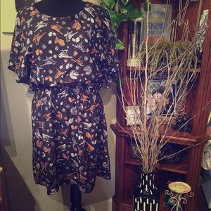 Birds & Feather Dress