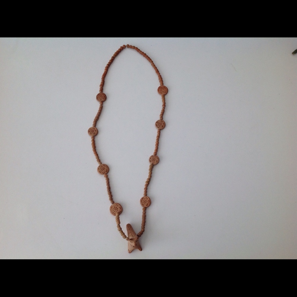 Whimisical Mexican Ceramic Necklace