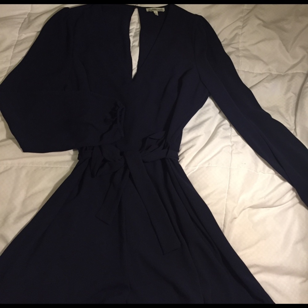 Split open back romper