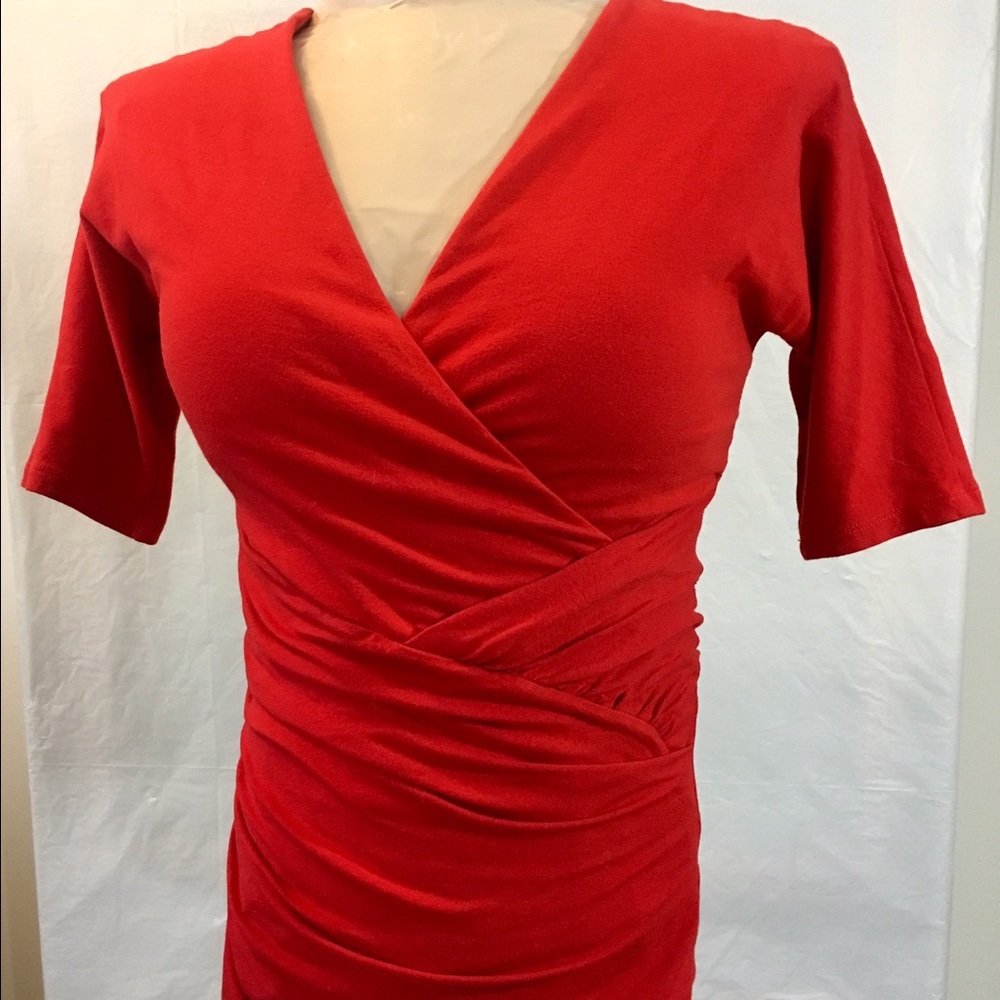 Express Elbow Sleeve Wrap Top