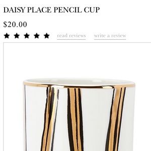 Kate Spade Daisy Place Pencil Holder