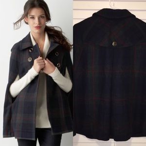 LOFT wool blend cape/EUC