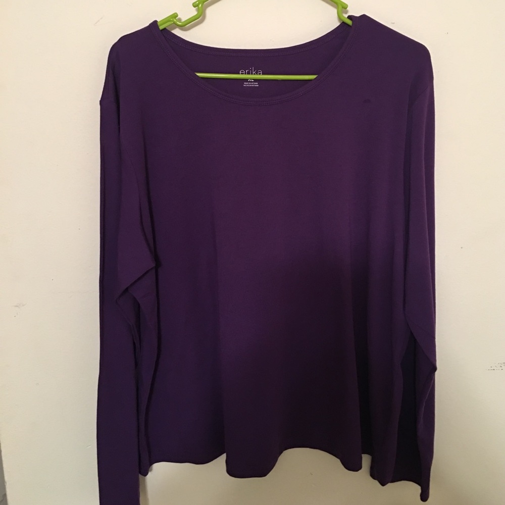 Purple long sleeve.