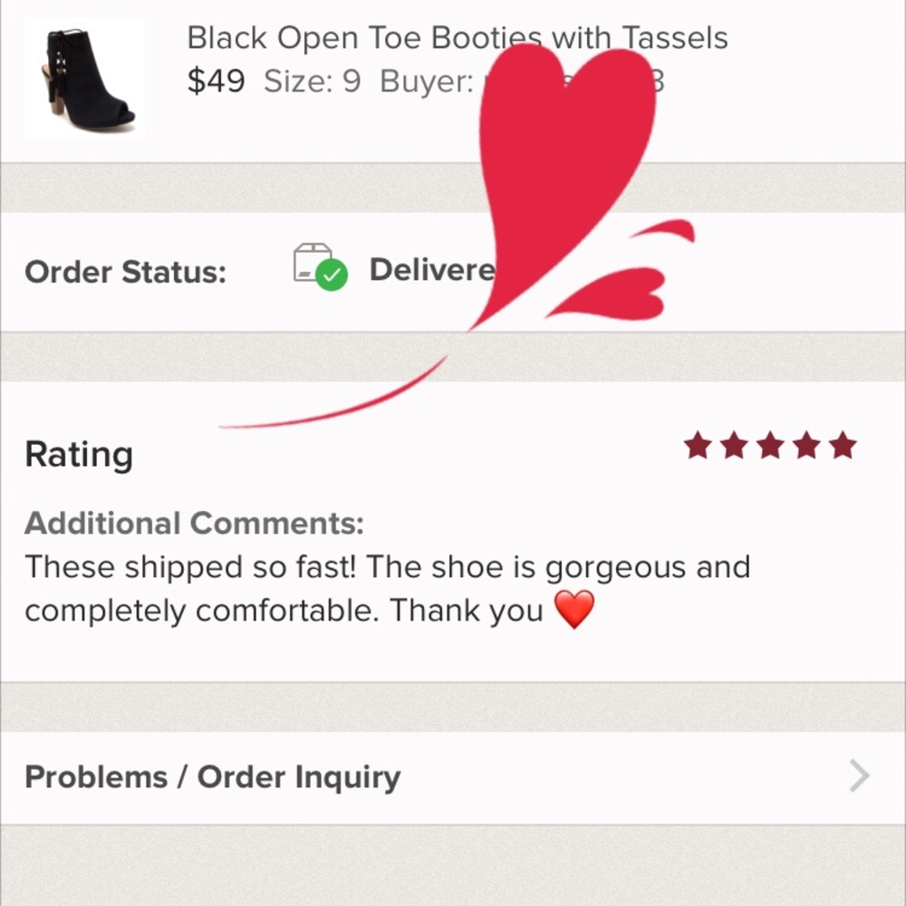 Black Open Toe Booties with Tassels - Picture 3 of 6