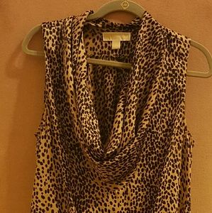 NWOT Michael Kor's  Cowell Neck Blouse