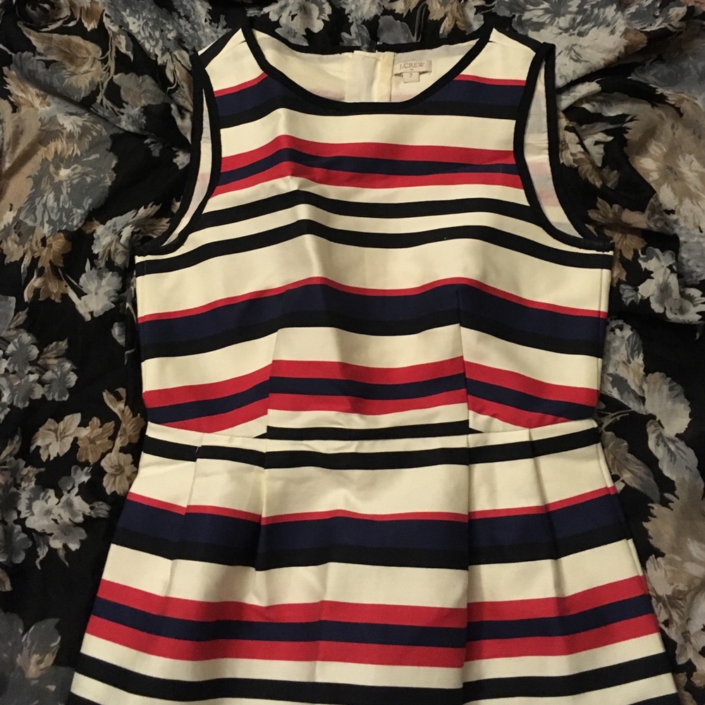 JCrew Size 2 Striped Dress