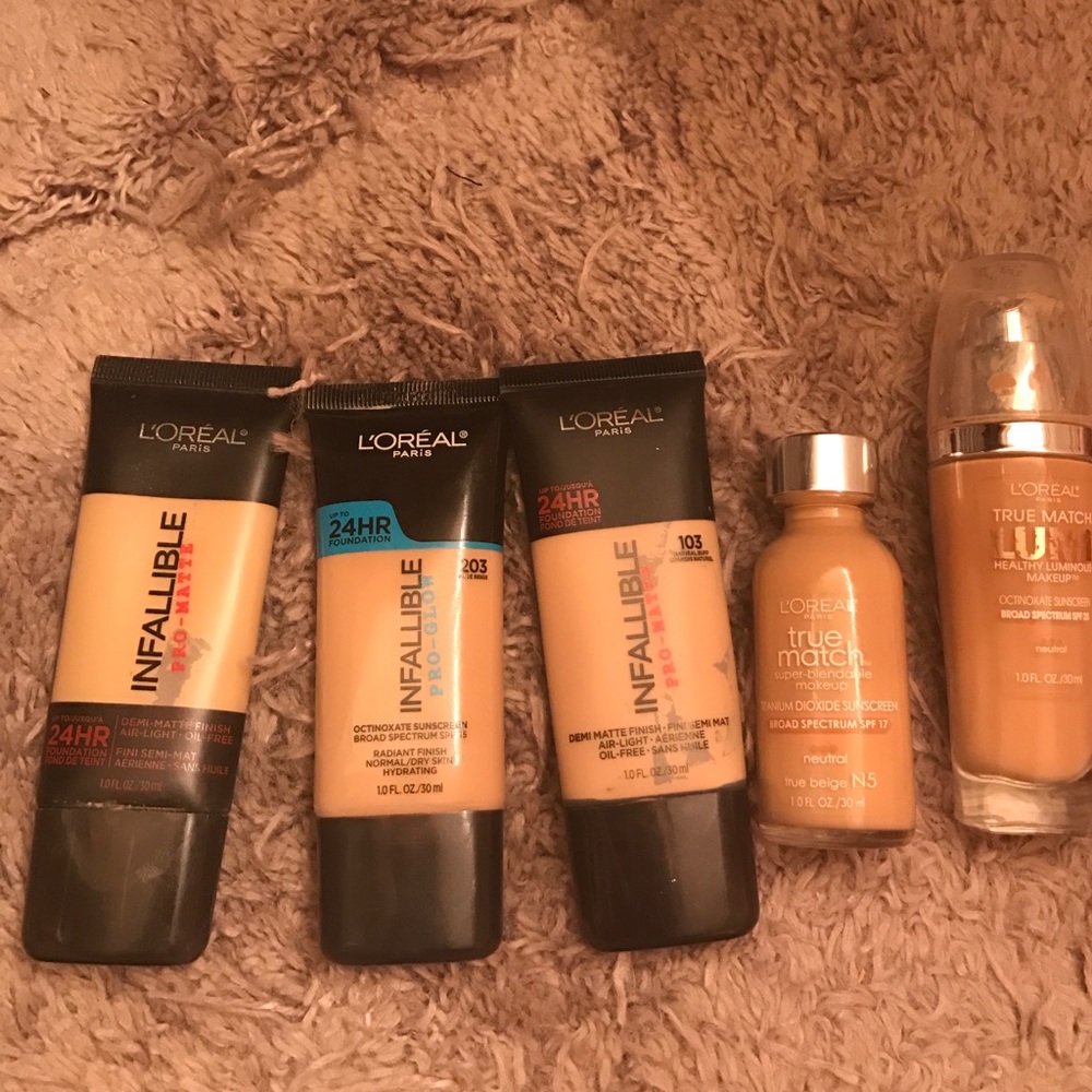 5 L'Oréal foundations: infallible and true match