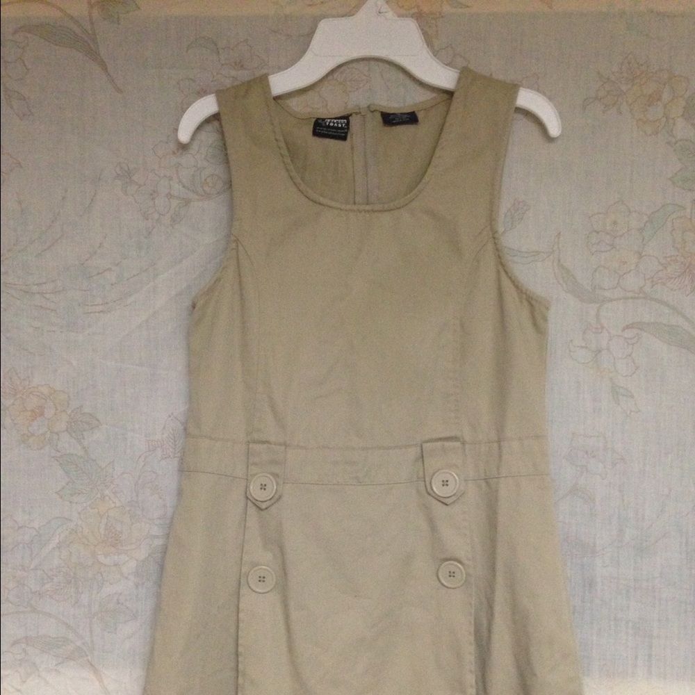 NEW French Toast Khaki Uniform Dress Jumper Girls
