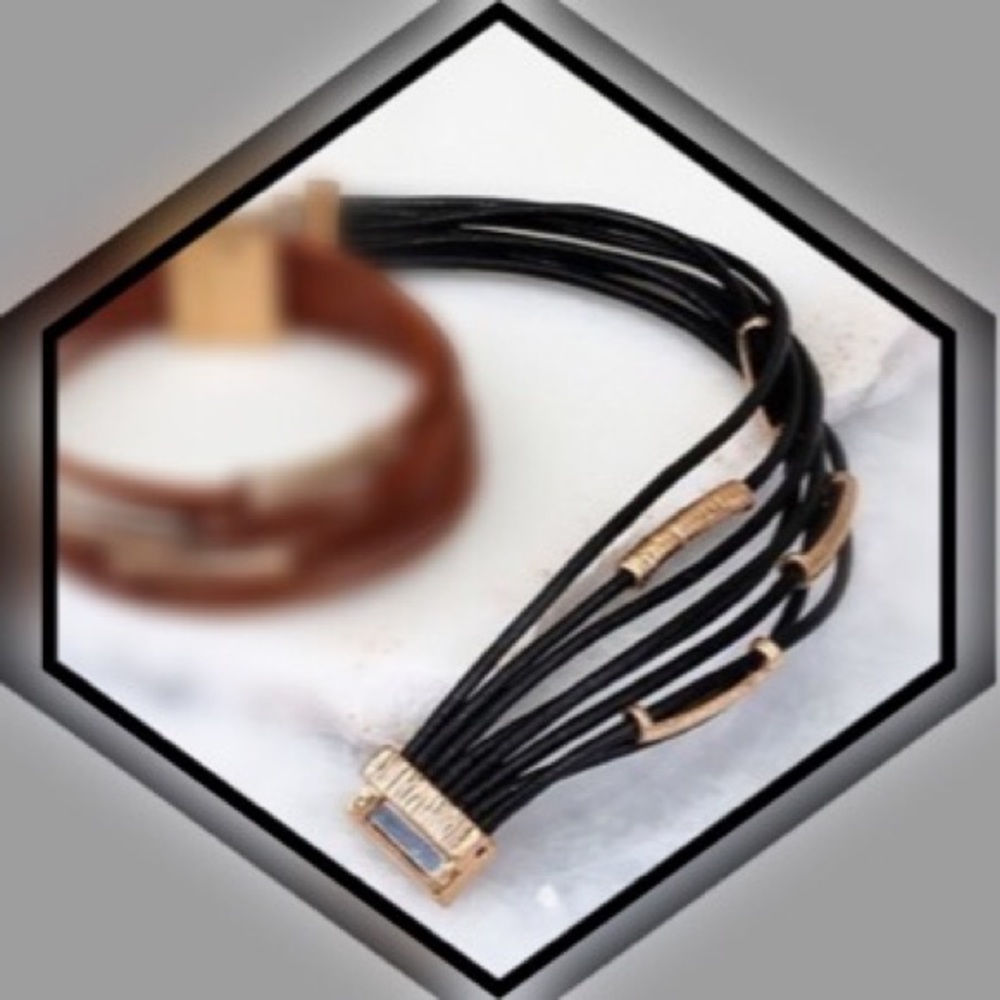 💋Last One!!💋HP 4/21💋Multi Leather Cord Bracelet - Picture 3 of 4