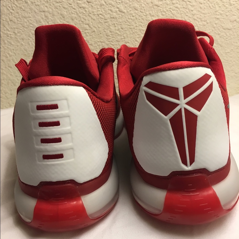 Kobe 10x red and white size 13
