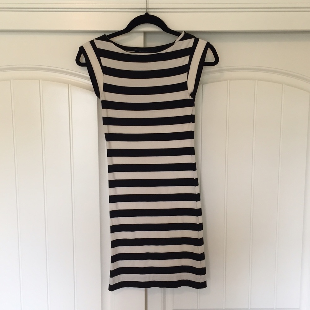 French Connection striped dress small