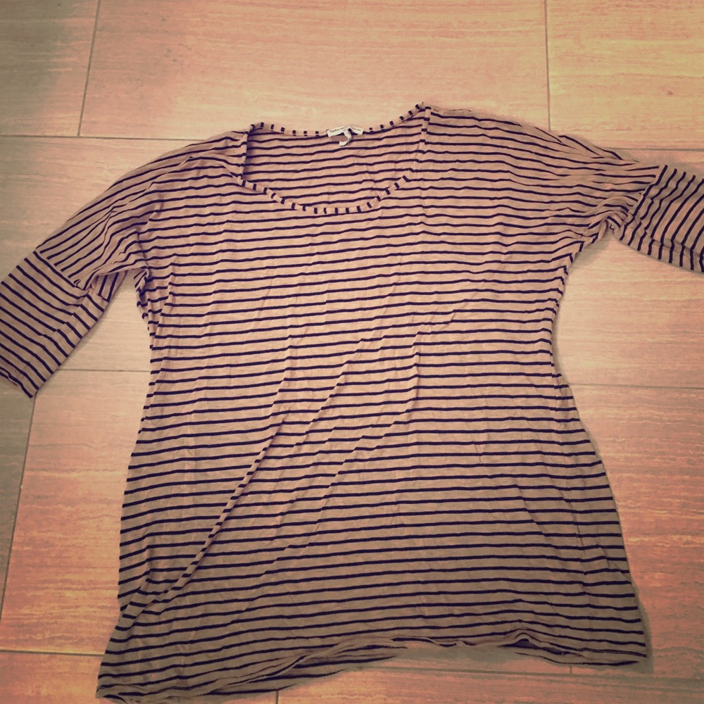 Splendid Maternity beige and black tunic