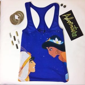 💙💜💚 Aladdin & Jasmine magic carpet racerback