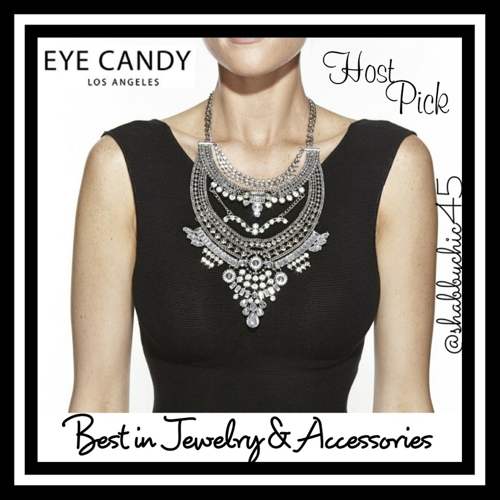 ♥️HP♥️ Boho Tiered Silver-tone Statement Necklace