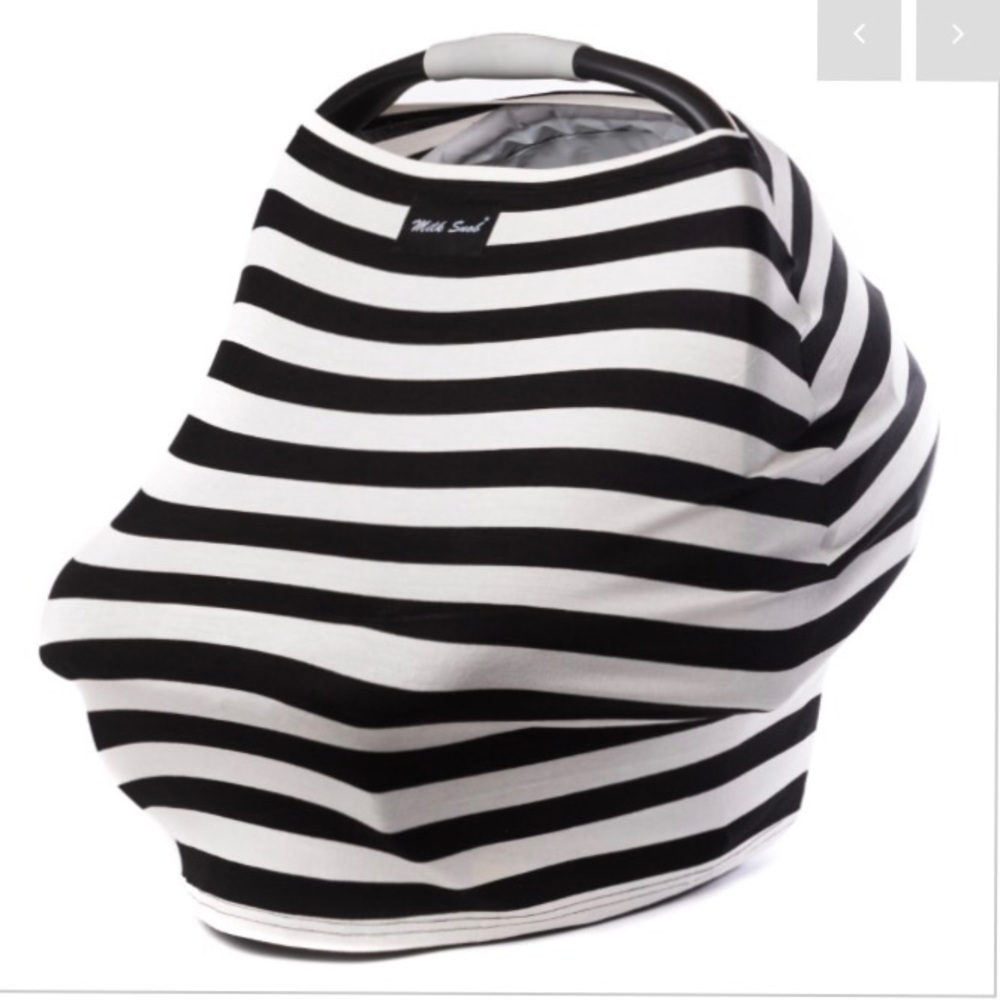 Milk Snob black and white signature stripes