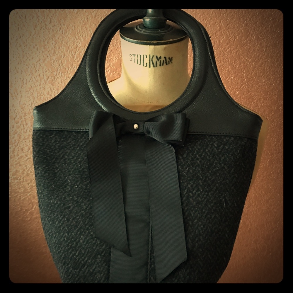 Braciano Black Bow Purse Bag