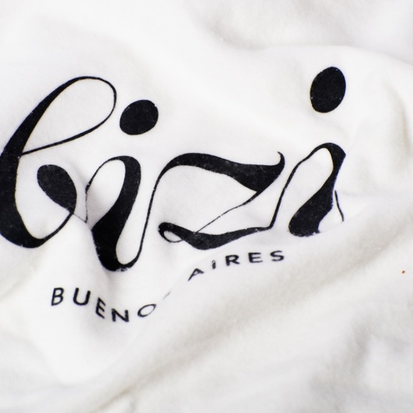 Bizi  Large silver leather tote bag - Picture 4 of 5