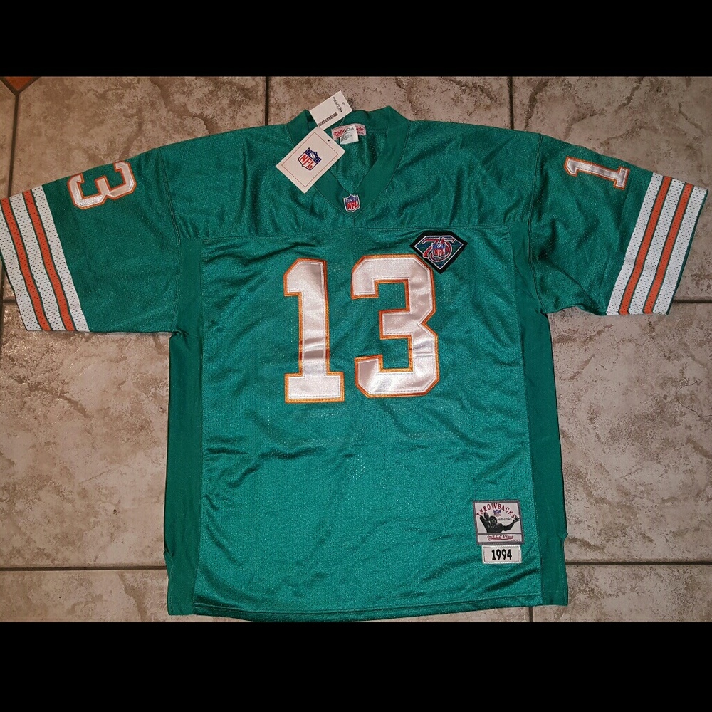 Miami Dolphins Dan Marino tbrowback NFL Jersey