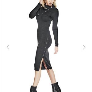 Guess Zeze Funnel-neck Sweater Dress