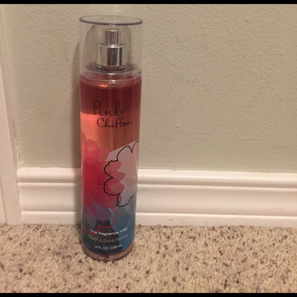 Pink Chiffon Bath and Body Works fragrance mist!