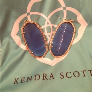 Blue Danielle's with gold hardware