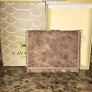 NEW!! Women's CAVALLI Soul Italian leather wallet