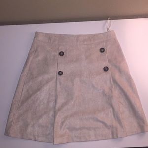 Suede Skirt