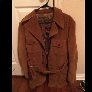 Vintage corduroy trench coat