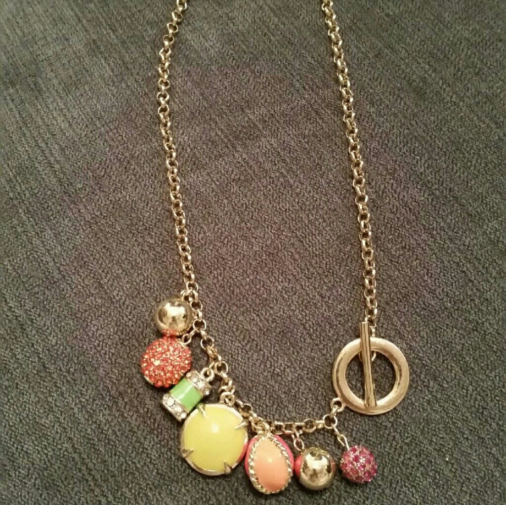 The Limited Multi-Color Bobble Charm Necklace