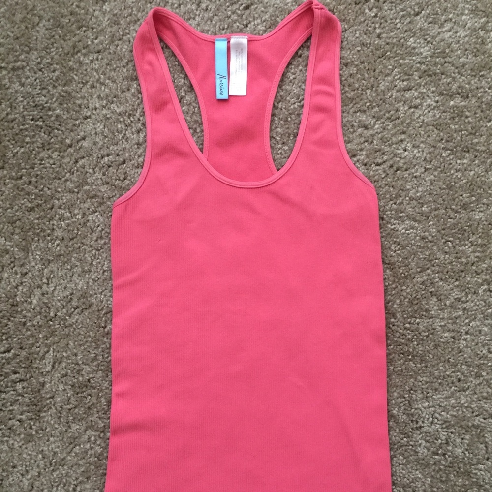 Marciano Seamless Ribbed Racerback Tank Top