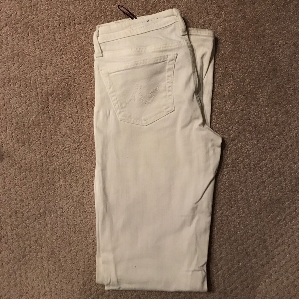 White denim AG Adriana Goldschmied jeans 29R