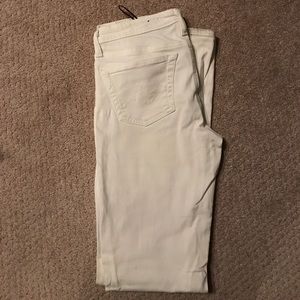 White denim AG Adriana Goldschmied jeans 29R
