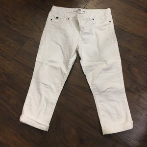 White crop jeans- be ready for spring!
