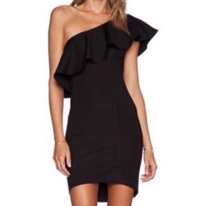 Backstage Ella one shoulder ruffle dress xs