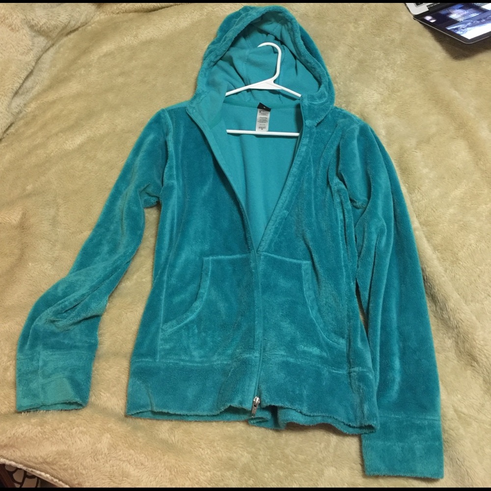 Women's Turquoise Patagonia Fleece Zip Up
