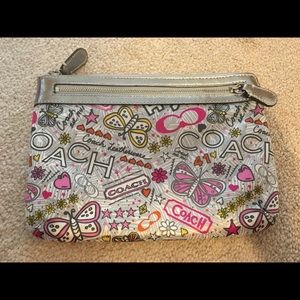 Coach cosmetic pouch