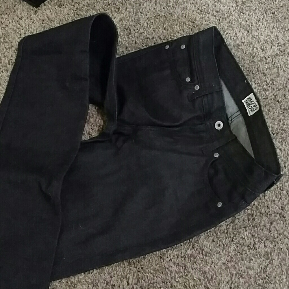 Naked & Famous 'Scratch N Sniff' raw denim