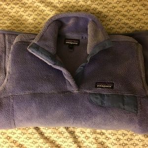 Lilac Patagonia Re-Tool Snap-T Pullover