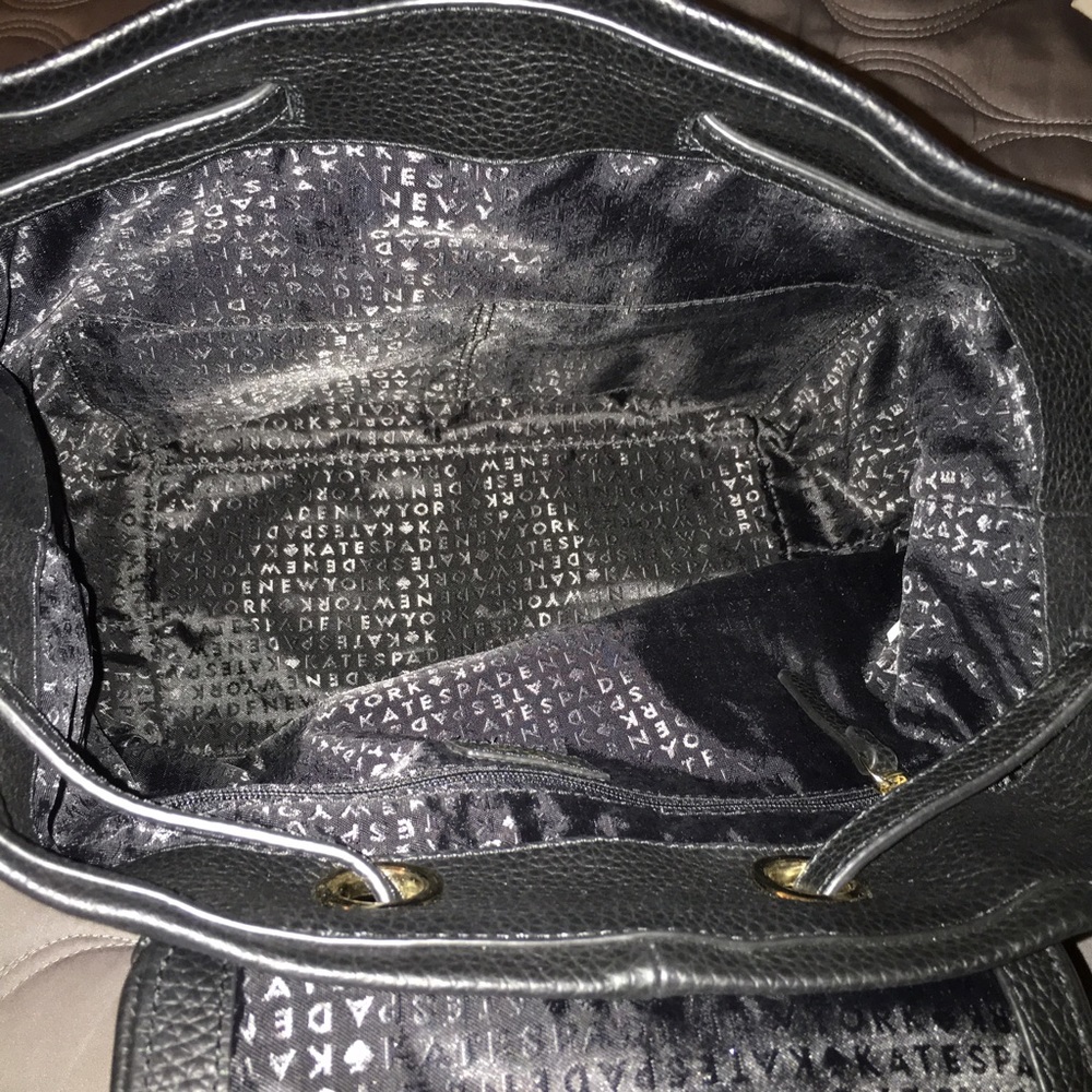*SOLD* Kate Spade Leather Backpack - Picture 7 of 8