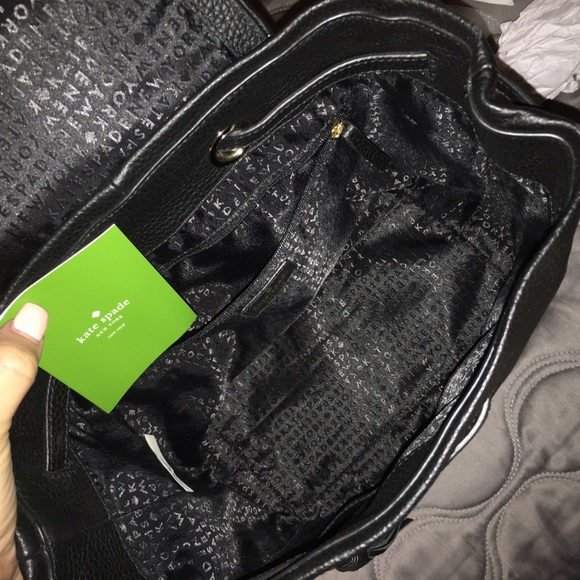 *SOLD* Kate Spade Leather Backpack - Picture 5 of 8
