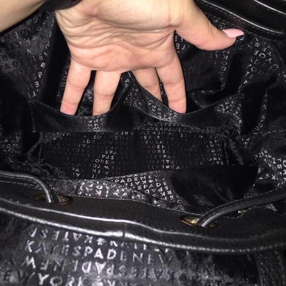 *SOLD* Kate Spade Leather Backpack - Picture 6 of 8