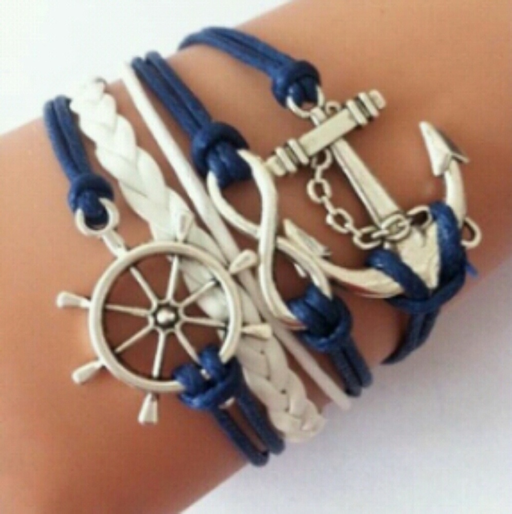 New Retro Anchor  Bracelet  Gift