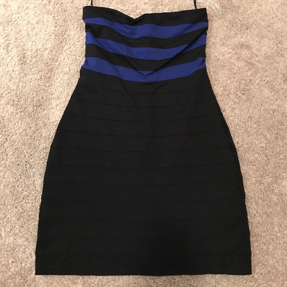 Express strapless mini dress size small worn once!