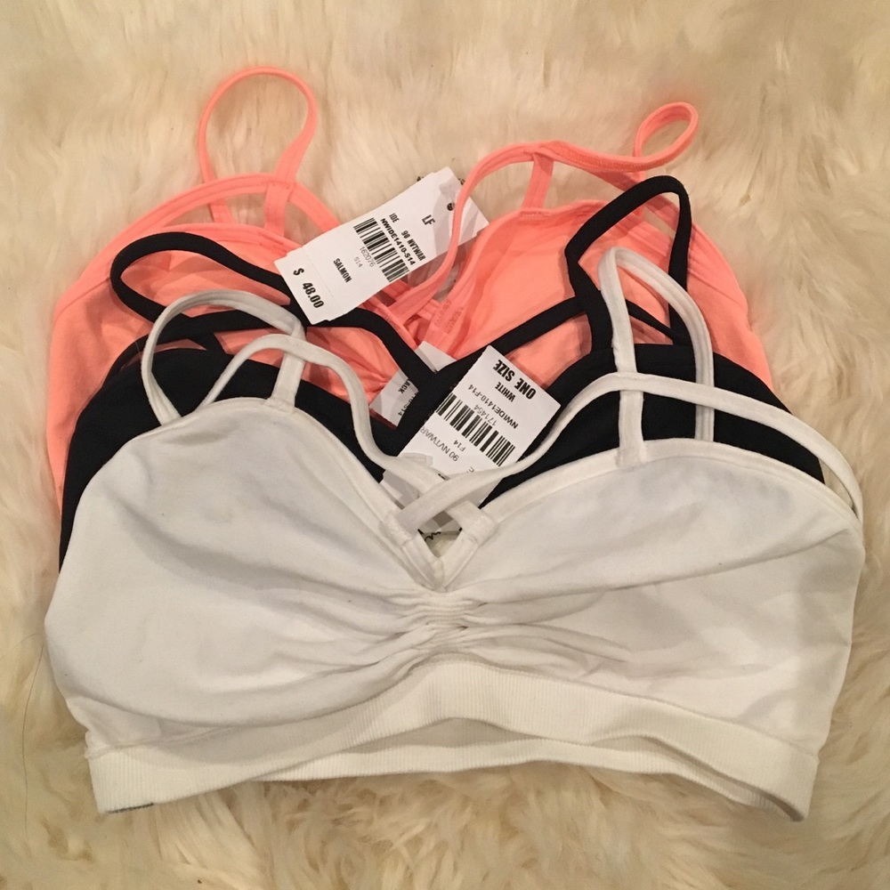 LF stores bralette strappy Criss cross NWT