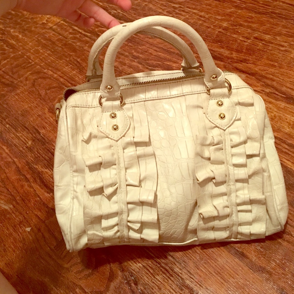 White purse