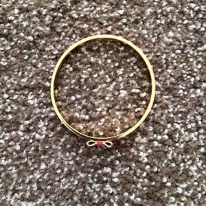 Kate spade pink bow bracelet