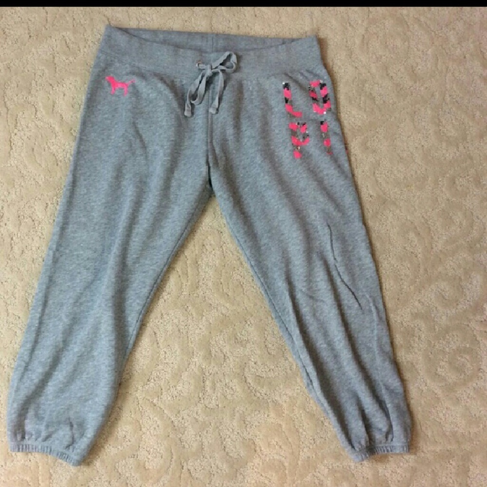 PINK VICTORIAS SECRET BLING CHEVRON