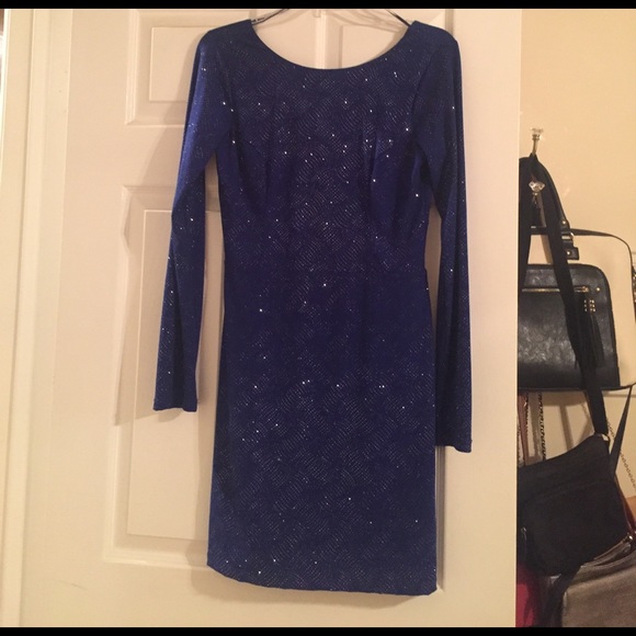 COBALT COCKTAIL DRESS✨🥂 - Picture 1 of 3