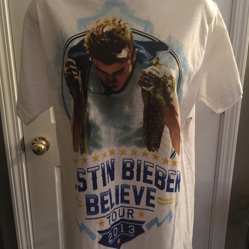 Justin Bieber 2013 Believe tour shirt